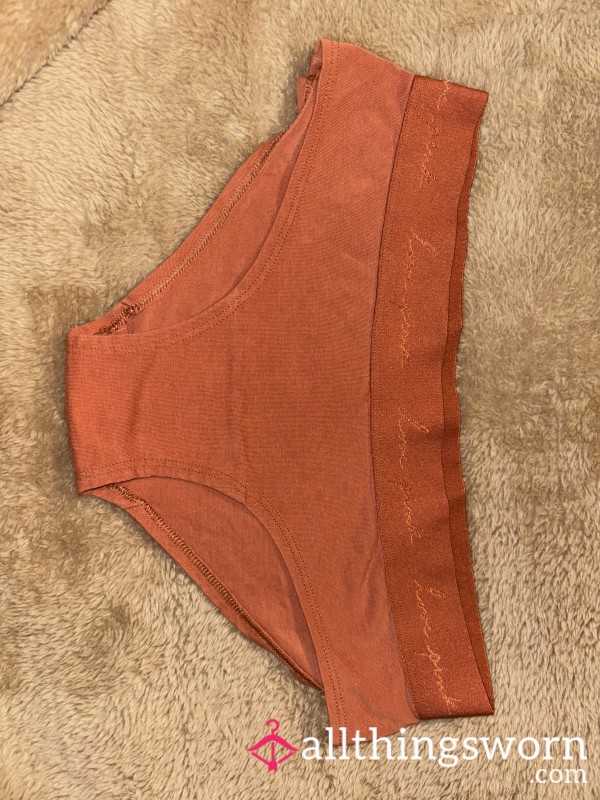 Orange Victoria's Secret "Pink" Panties