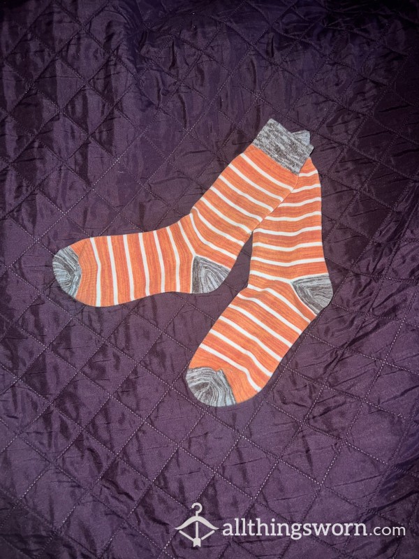 Orange & White Stripes **custom Wear**