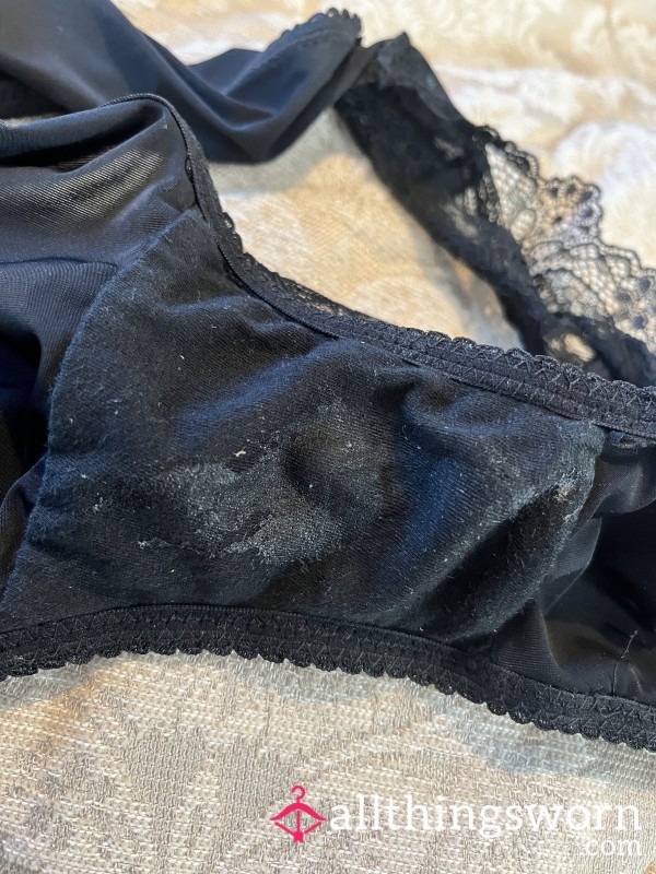 Orgasm Filled Black Panties