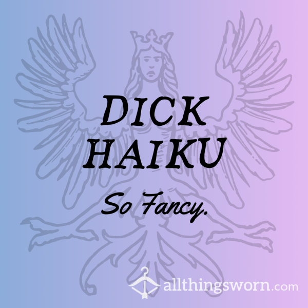 Original D*ck Haiku