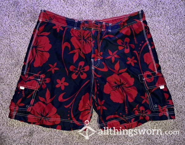 Our Uncle’s Swim Trunks ~ Hawaii Flor*l