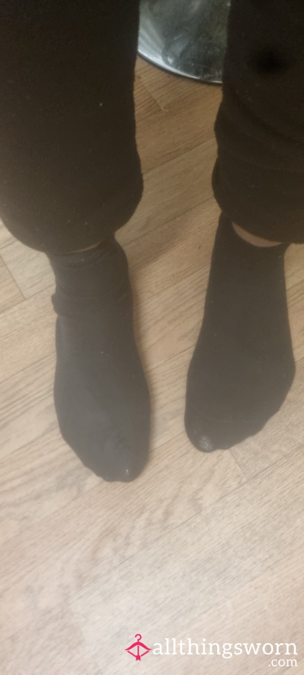 Overworn Black Socks