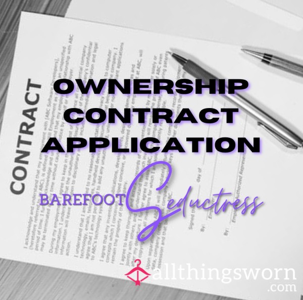 OWNERSHIP CONTRACT APPLICATION