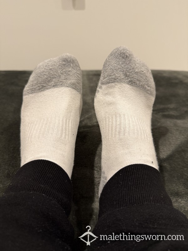 Pair Of Sweaty White Socks