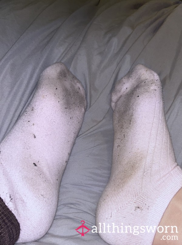 Pair Of Well Worn Nurses Socks