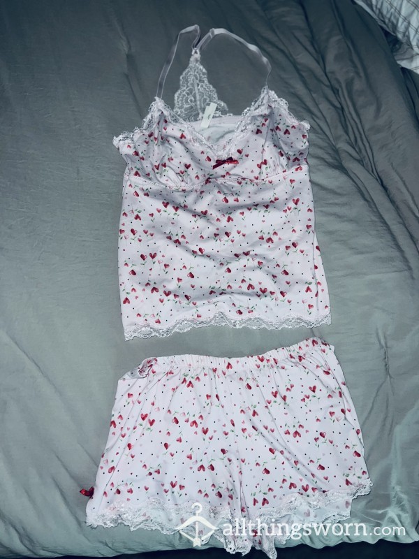 Pajamas 2 Piece Hearts