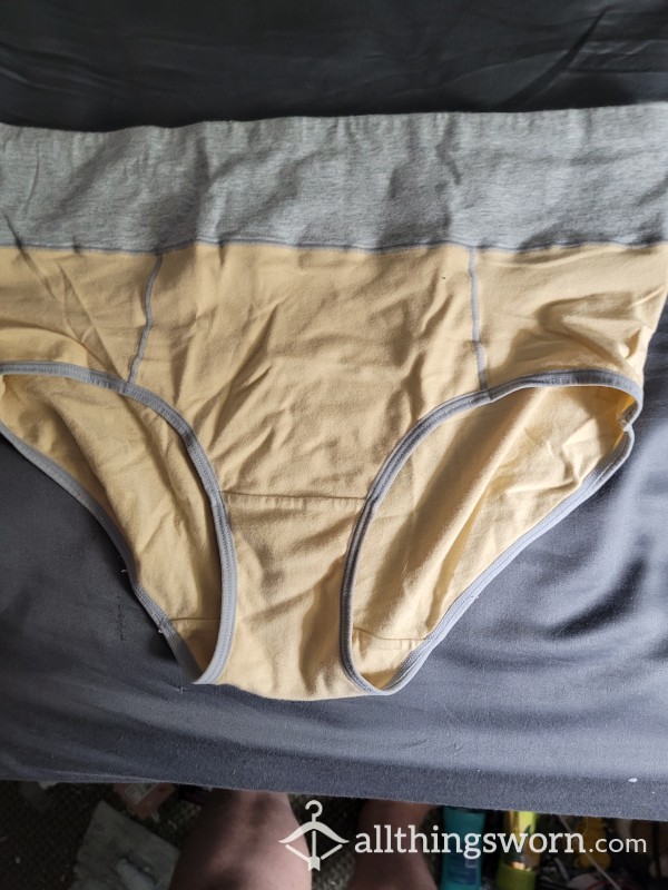 Pale Peach Cotton Panties