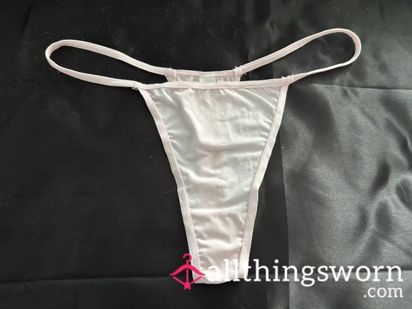 🎀🌸 Pale Pink Thong 🌸🎀