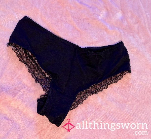 Panties Undies Knickers Black Lace