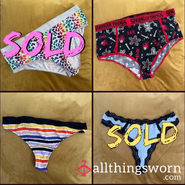 Panties/Thongs (discount)