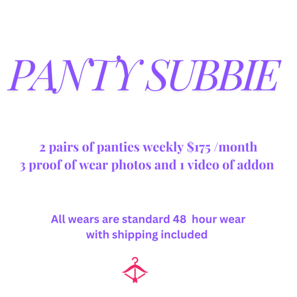 Panty Subbie - Monthly Membership-Small