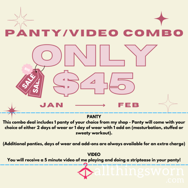 PANTY/VIDEO COMBO