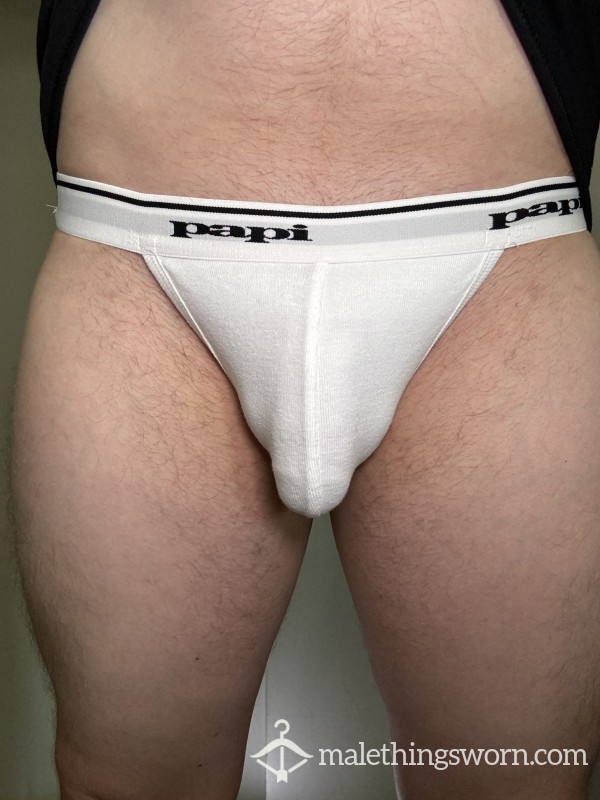 White Papi Jockstrap