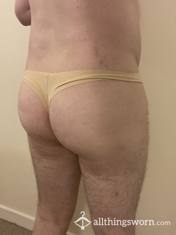 Tan Nylon Thong