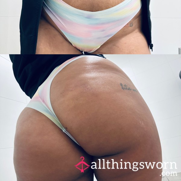 Pastel Rainbow Thong