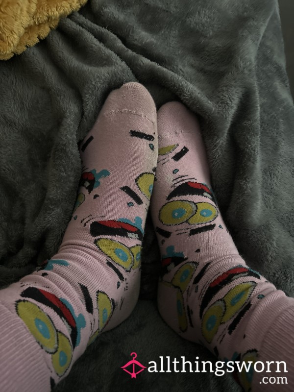 Patrick Star Socks , Well Worn