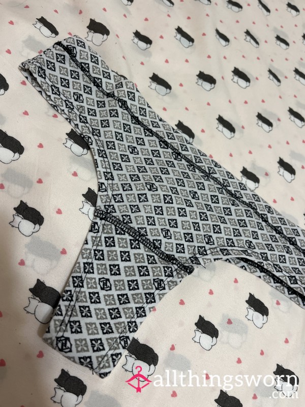 Patterned Cotton Thong