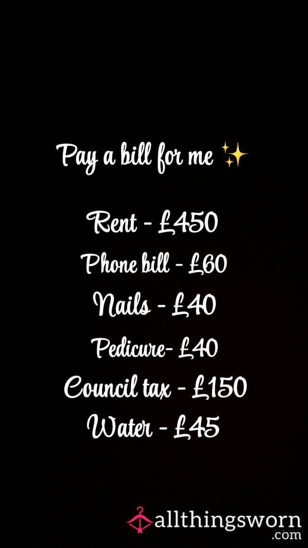 Pay A Bill For Me