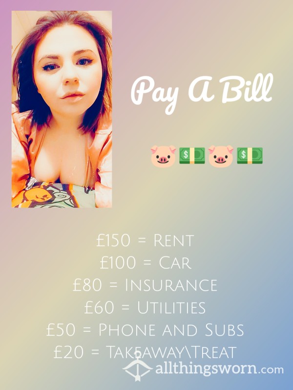 Pay My Bills Piggy!🐷🐷🐷