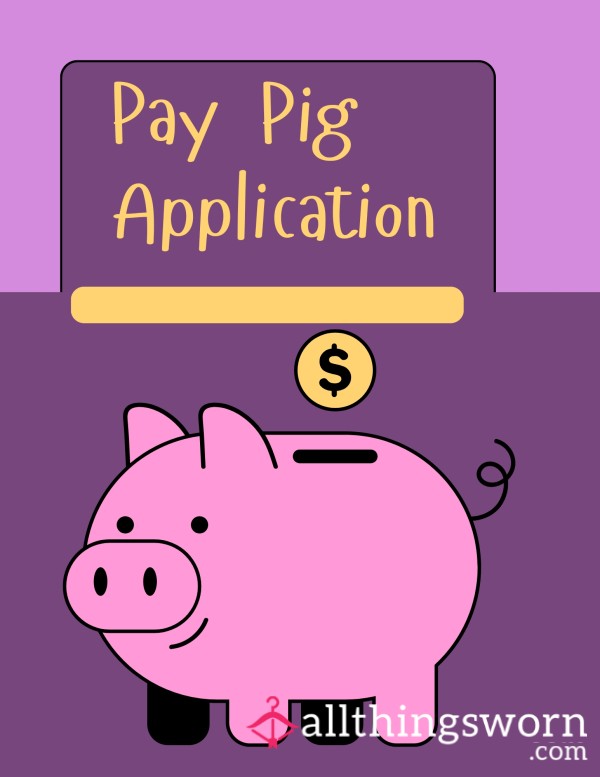 PAY PIG APPLICATION