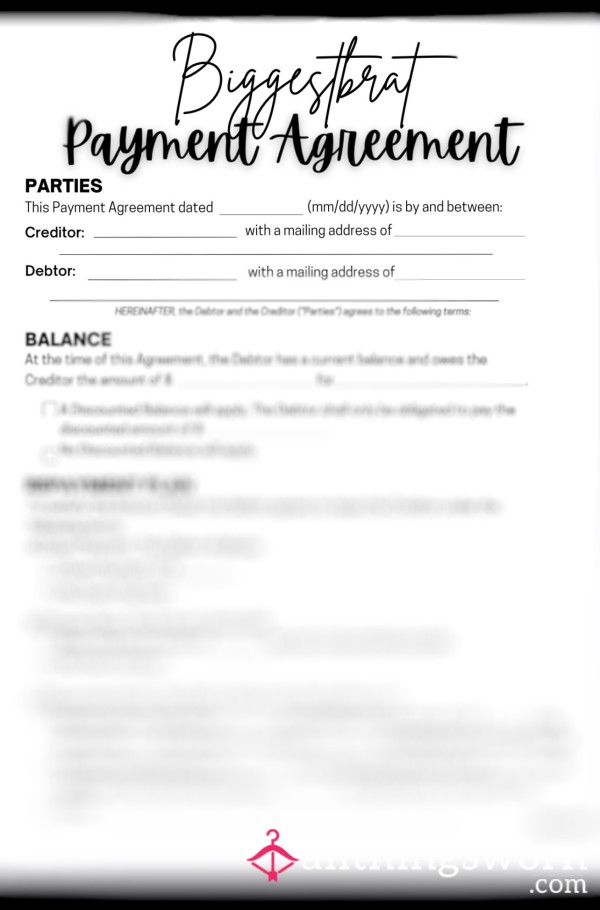 Payment Agreement