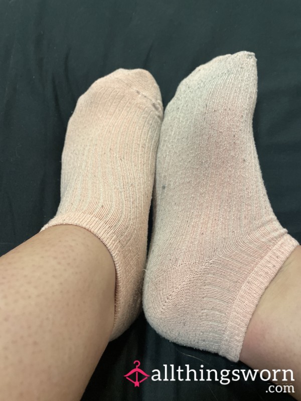 Peach Ankle Socks