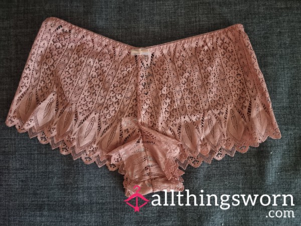 Peach Lace Panties