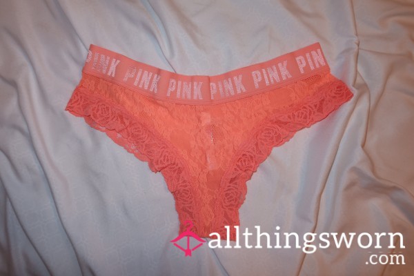 Peachy Lace Cheeky Panties