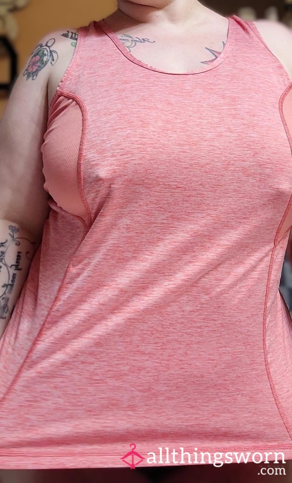 Peachy Worn Athletic Top