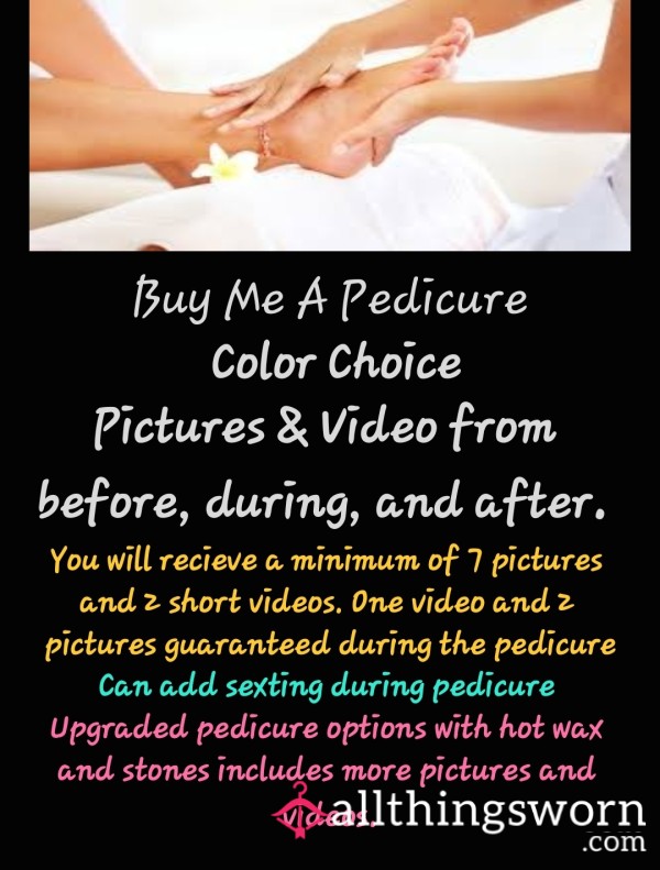 Pedicure-pics, Videos, & Color Choice