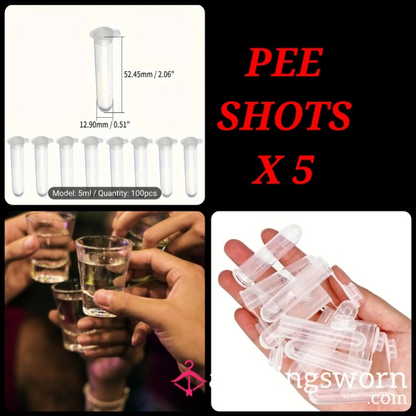 P** SHOTS X 5 🍋🥃🫗