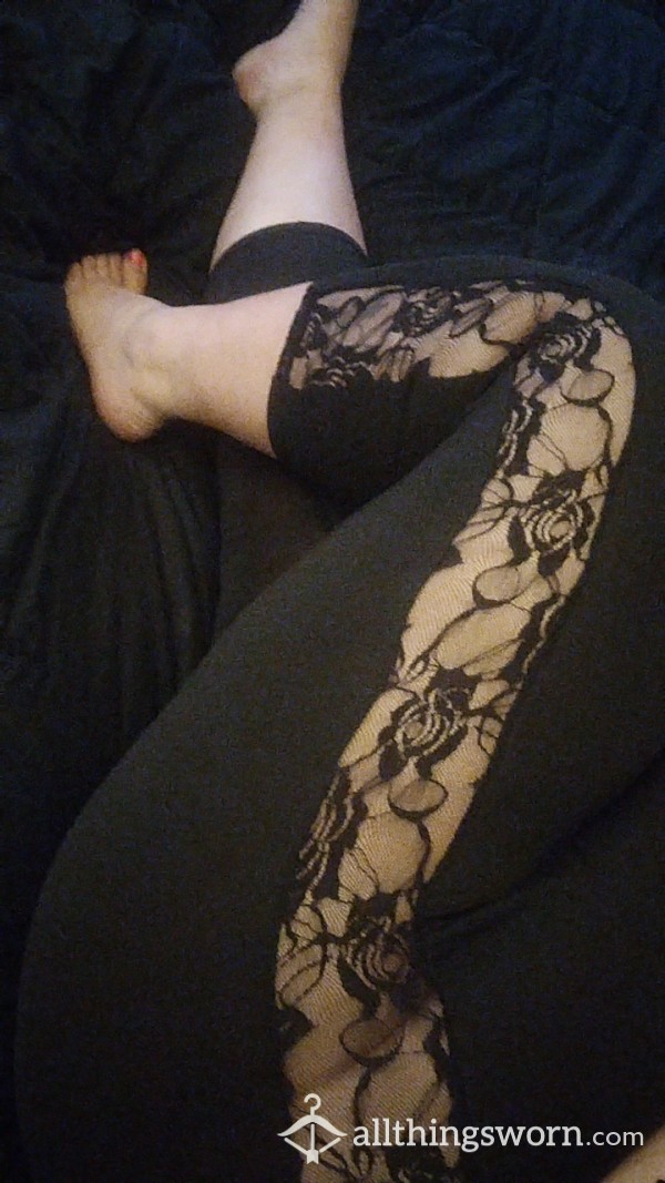 P**k-a-boo Sheer Leggings