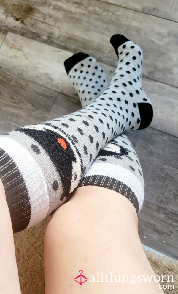 Penguin Knee High Socks