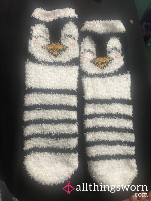 Penguin Socks Fuzzy