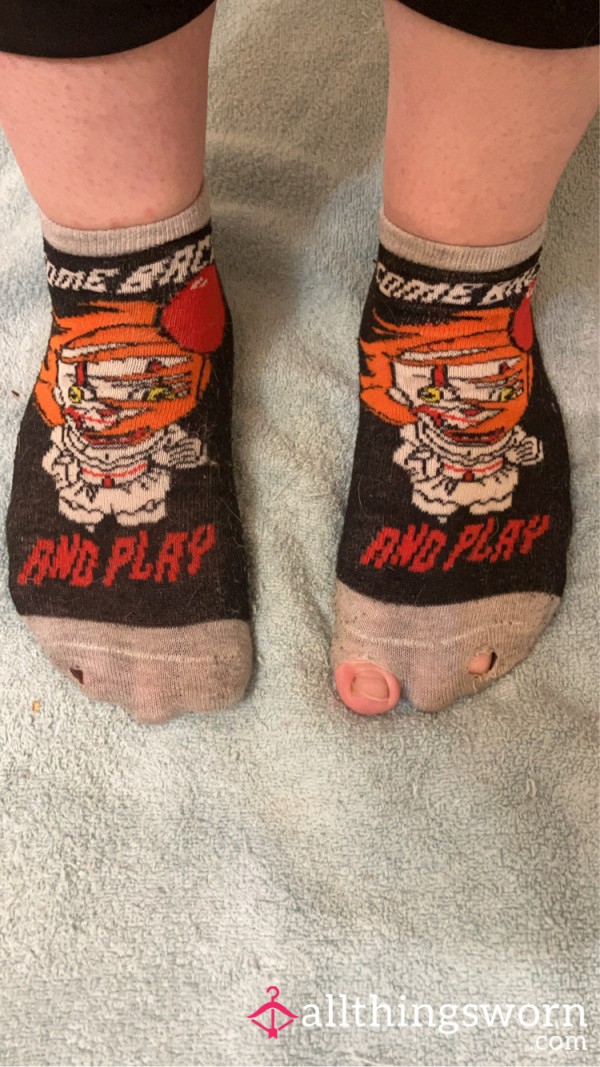 🤡 Pennywise The Clown “Come Back And Play” Ankle Socks 🧦