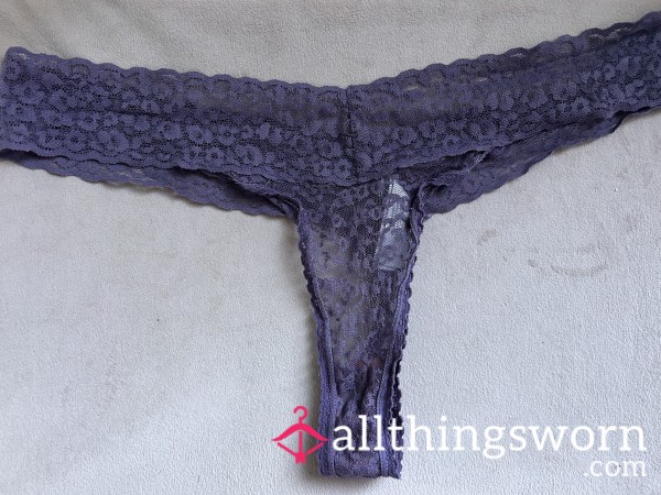 Perfect Purple S**y Lace Thong