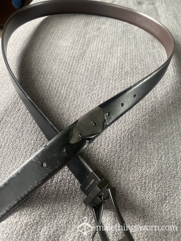 Perry Ellis Size 42 Leather Belt