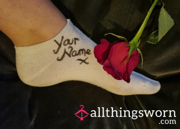 Personalised White Socks 👣