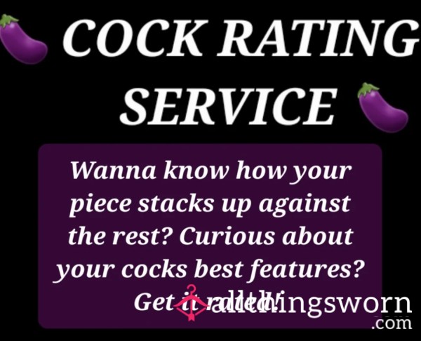 ~Personalized C*ck Rating~