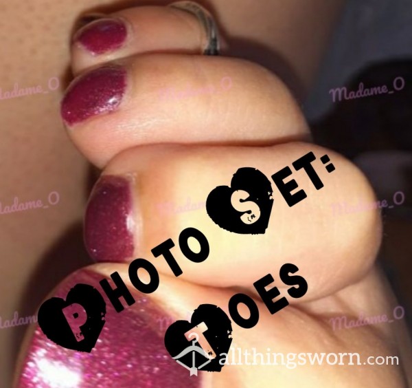 📸 Digital Photo Set - Toes