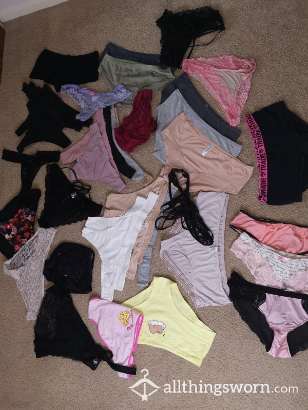 Selection Of Panties Waiting For You.