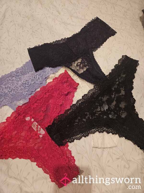 Pick And Mix 🖤💙❤️🤍🩷💦💫💋  Come And Grab A Pair  And Let Me Know How Many Days Wear You'd Like In These S**y Little Beauty's!!!