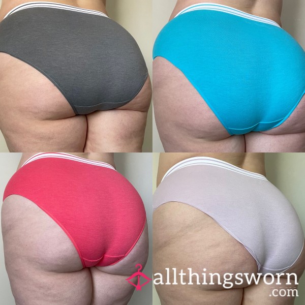 Pick Your Colour - Full Back Cotton Panty 🩶🩵🩷💜