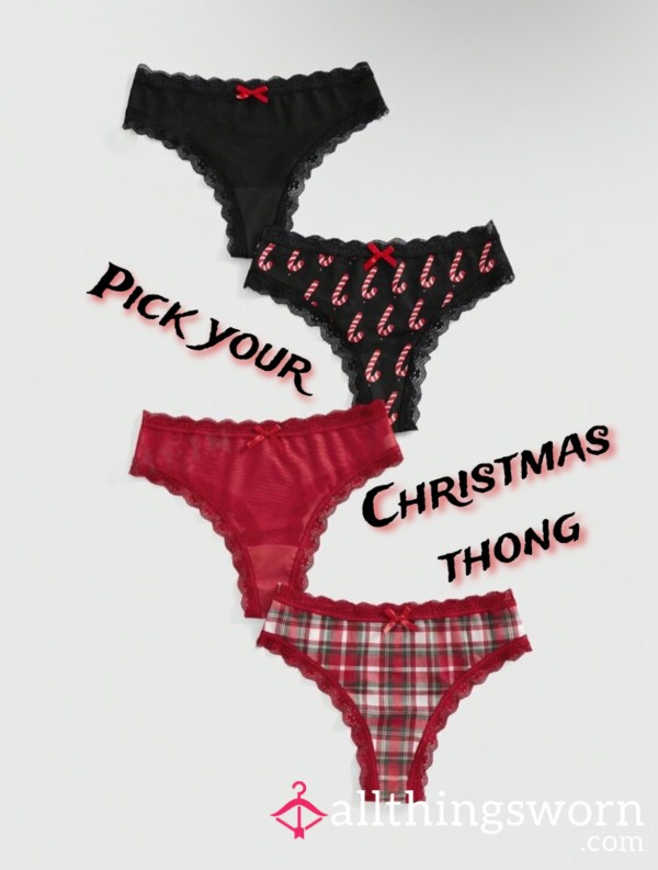 Pick Your Festive Thong 🎄