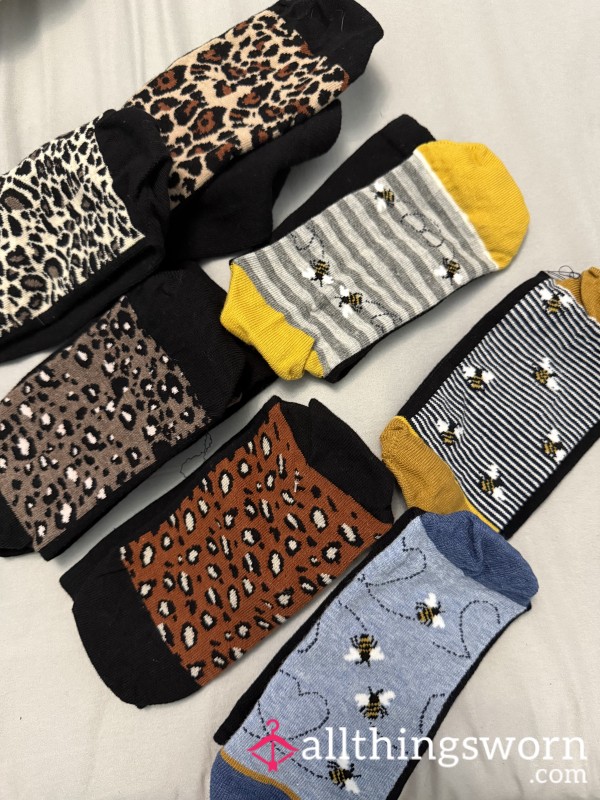 Patterned Sole Socks