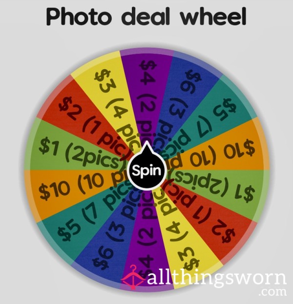 Picture Deal Wheel Spin