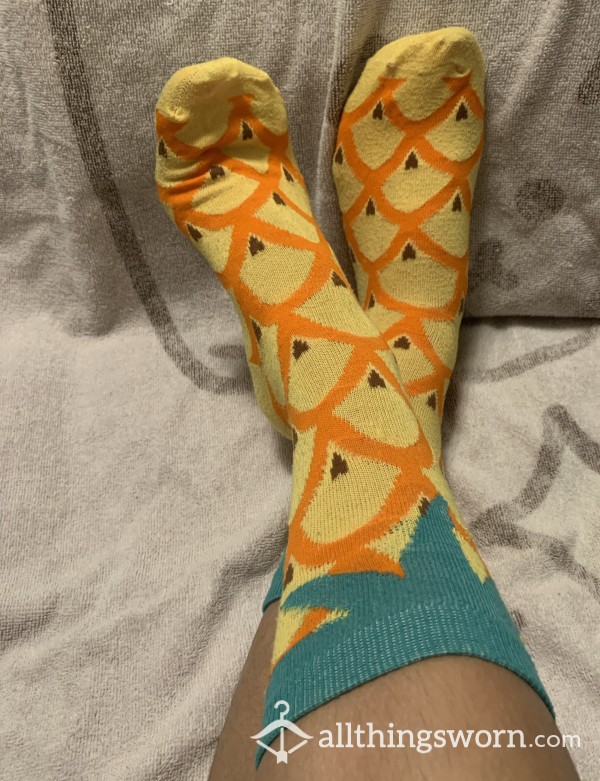 Pineapple Crew Socks