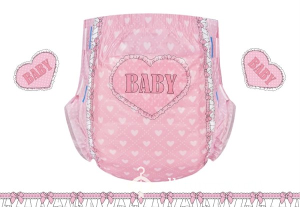 Pink Abdl Size Large Diaper