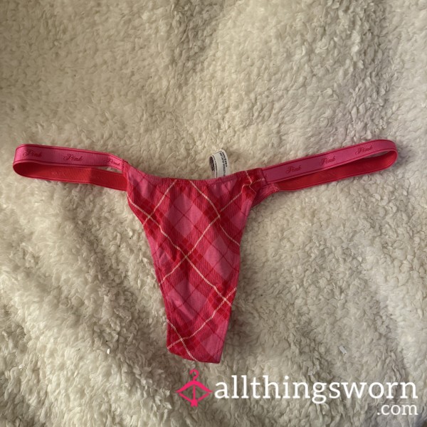 Pink And Red Criss-Cross Panty