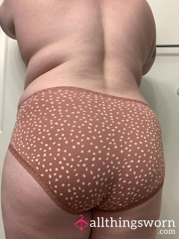 Pink And White Polka Dot Panties